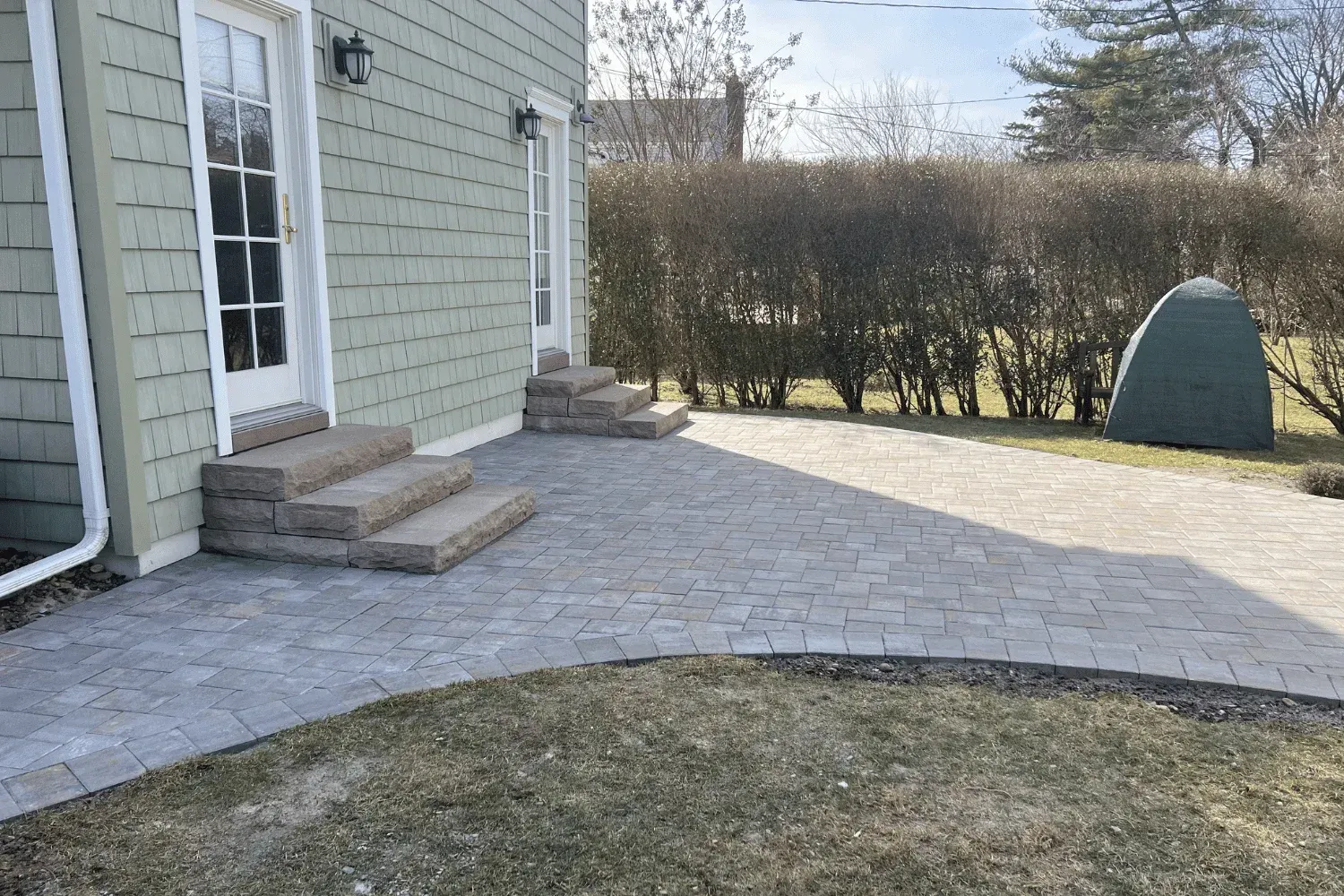 paver walkway for long island front yards