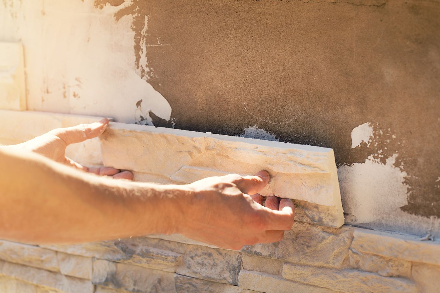 stone veneer vs brick long island home exterior