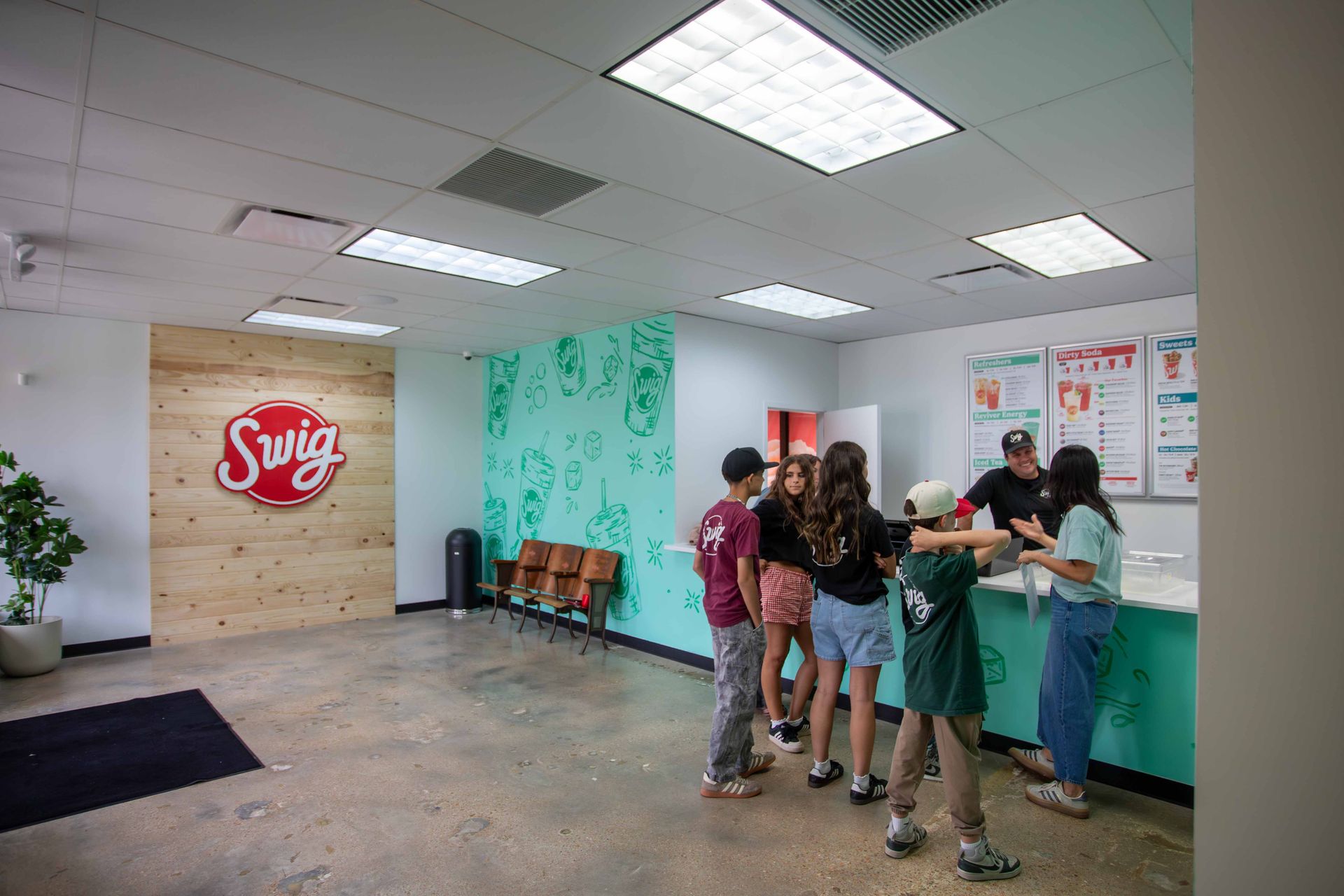 Swig Inside Swig Dirty Sodas, Manchester MO | Wright Building Systems
