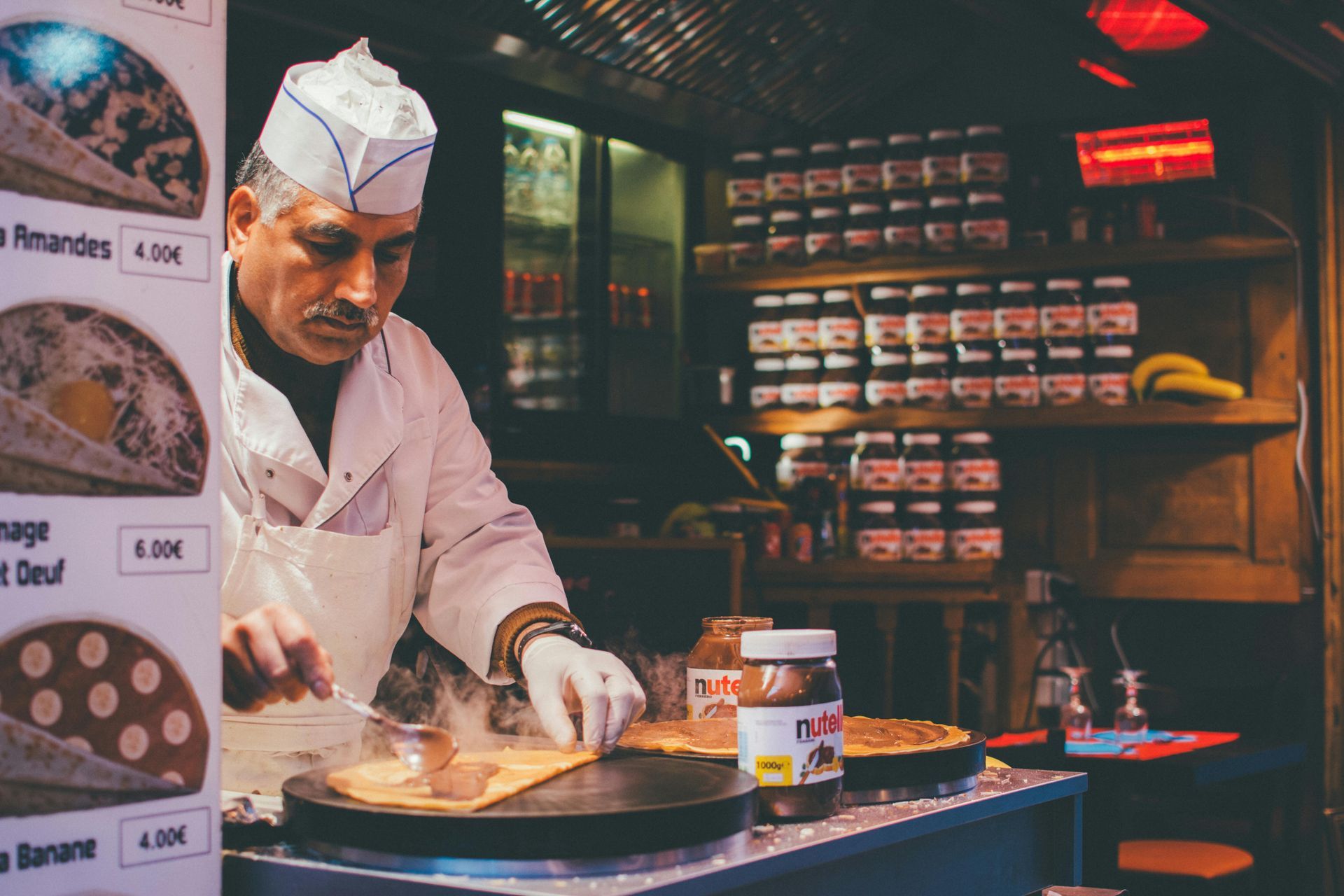 Creperie parisienne at Quartier Latin