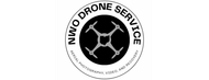 NWO Drone Service logo with drone illustration and text.