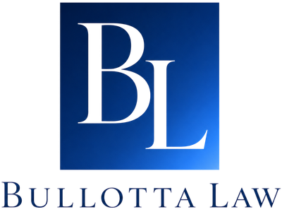 Blue logo with the letters