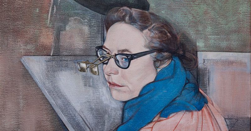 Painted Portrait of Carolyn Gast, by Michael Gast,©