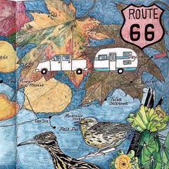 Journal sketching, Road trip to New Mexico , ©Marilyn Hailbronner