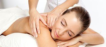 Picture of someone getting Massage Therapy