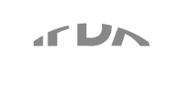Gray logo with Hebrew letters arched across.