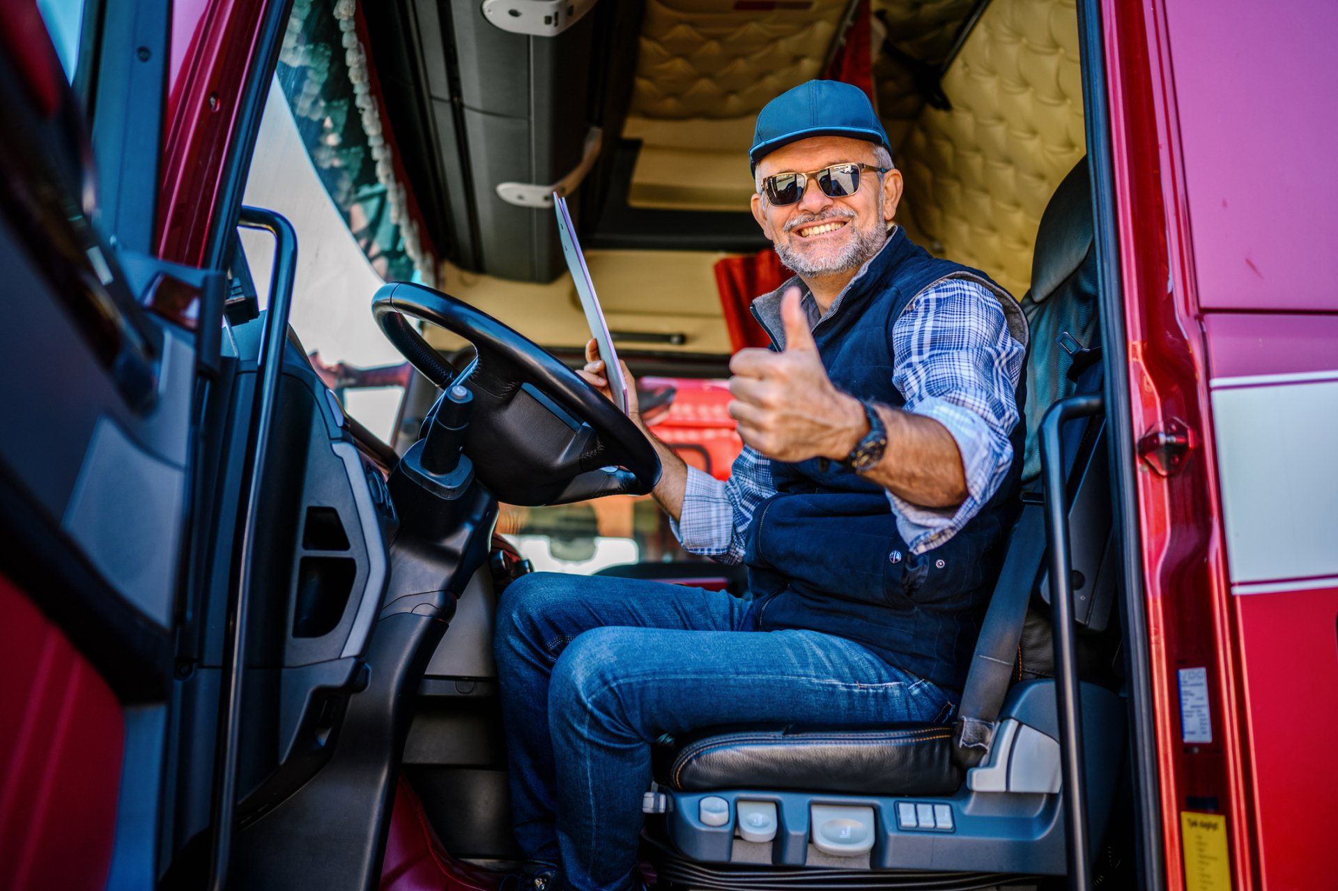 Happy Truck Driver - Hagerstown, MD - Hagerstown Spring & Alignment Inc