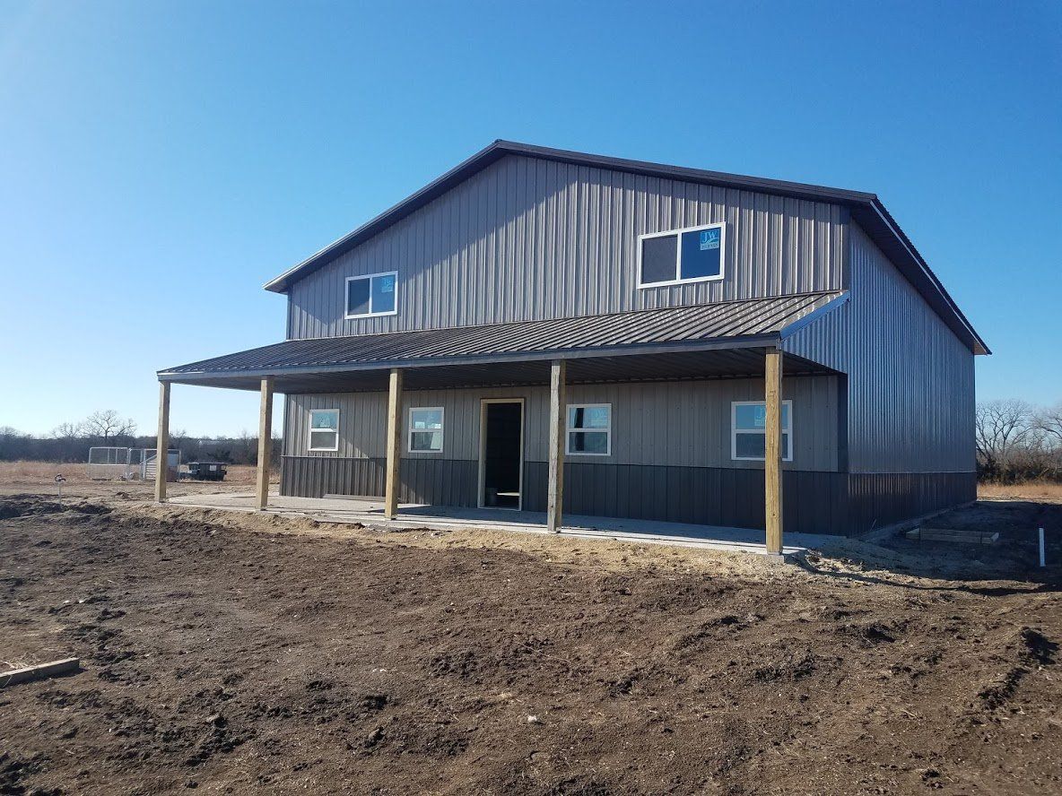 Hybrid Building with Mid-Kansas Pole Barns in El, Dorado, KS