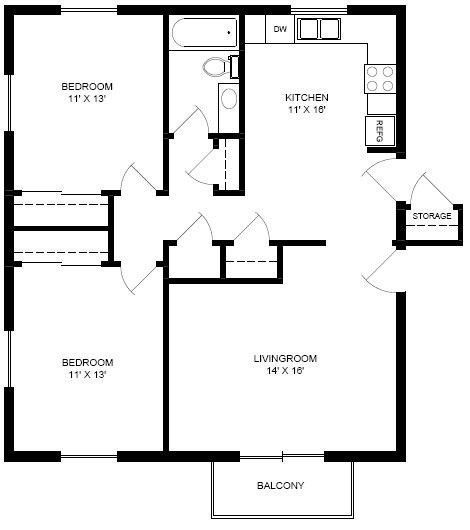 Two Bedroom Large Kitchen — Manhattan, KS — Plaza West Apartments Two Bedroom Large Kitchen — Manhattan, KS — Plaza West Apartments