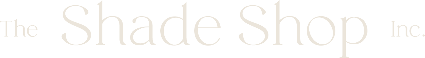 The Shade Shop Inc Logo in Beige