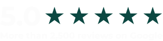 Five green stars, likely a rating or review indicator.