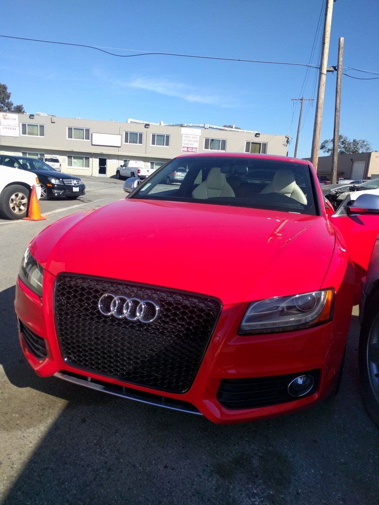 Clean red Audi