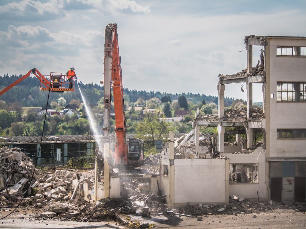 Removing a Tree Stump With a Chainsaw — Walsh Demolition Pty Ltd in Glen Innes, NSW