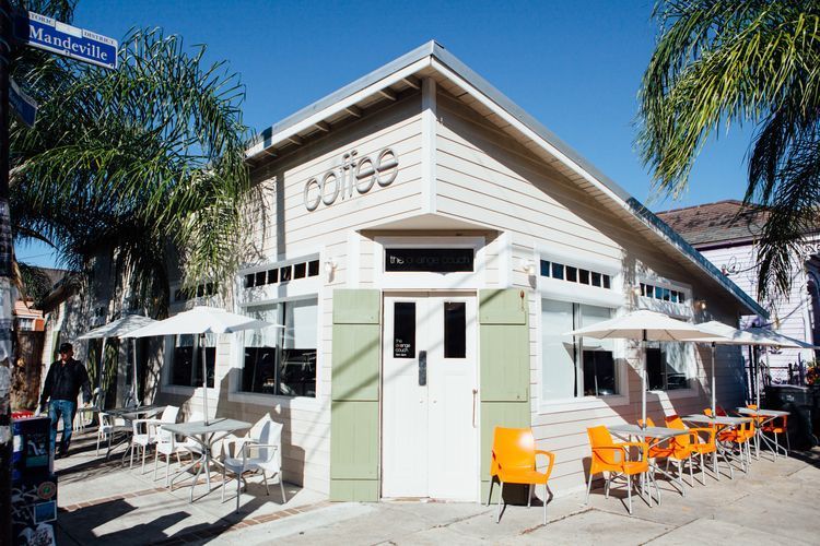The Orange Couch coffee shop near The Mansion on Royal
