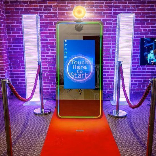 mirror print photo booth rental oak brook illinois