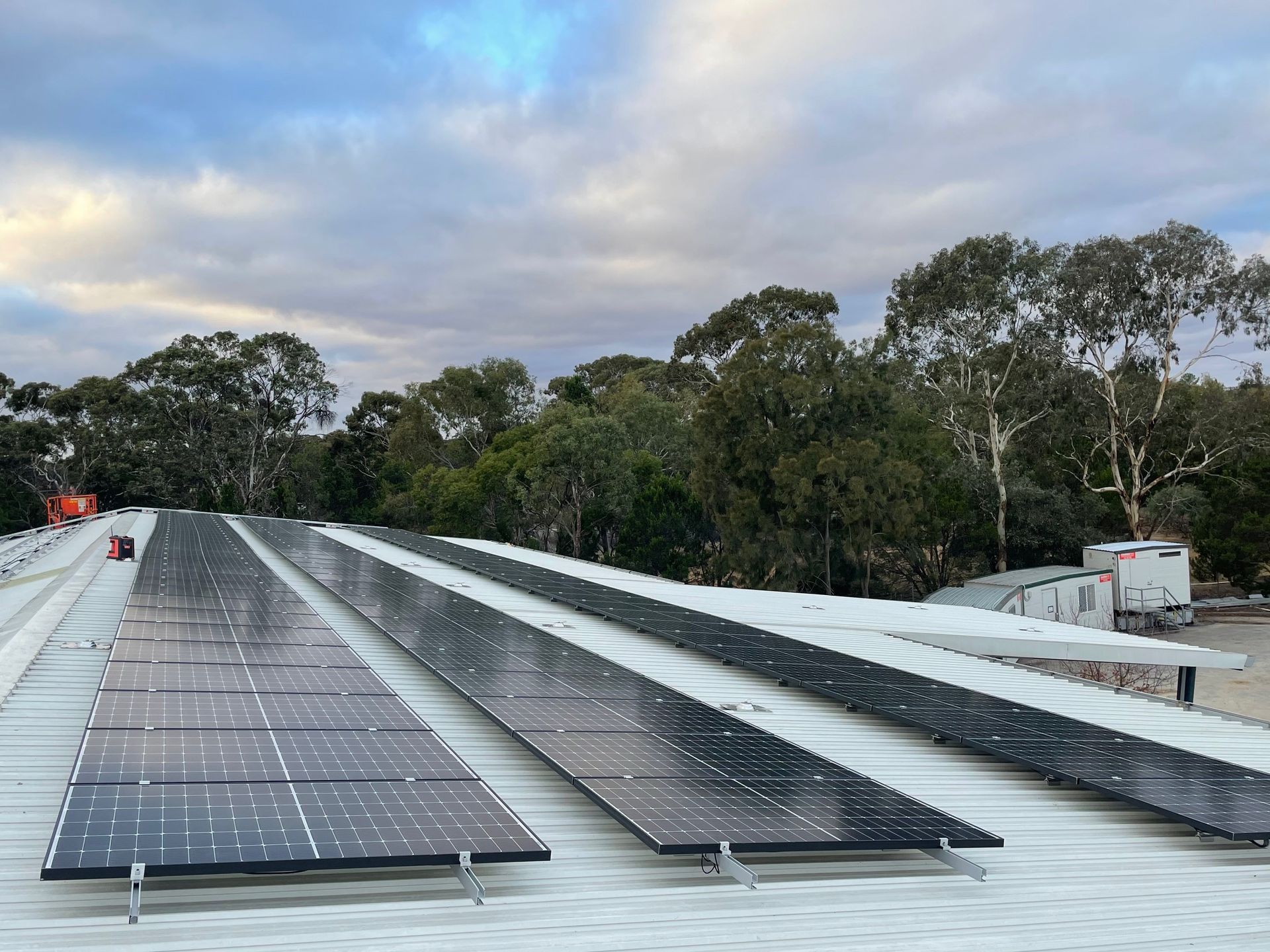 A Row of Solar Panels on the Roof — Nuriootpa, SA — Sparky's A Class Electrical