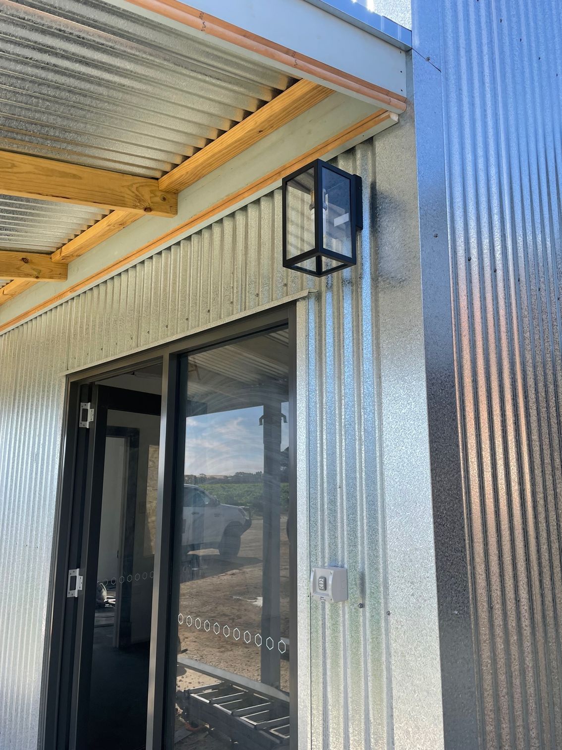 Sliding Door and a Light on the Side — Nuriootpa, SA — Sparky's A Class Electrical