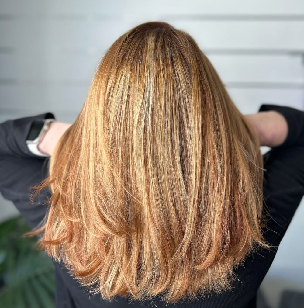 Woman with Long Blonde Hair