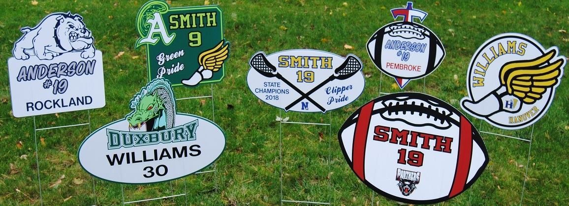 Custom lawn signs