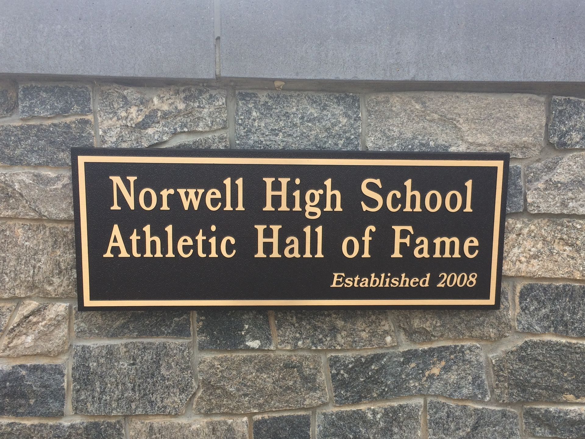 Custom commemorative bronze plaques