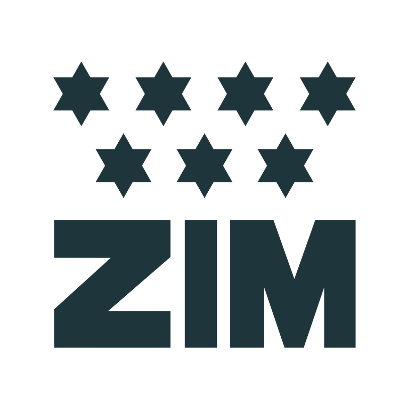 O logotipo do Zim tem três estrelas.