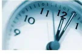 Close up image of clock