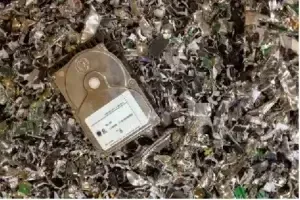 Pile of garbage filled with electrical components