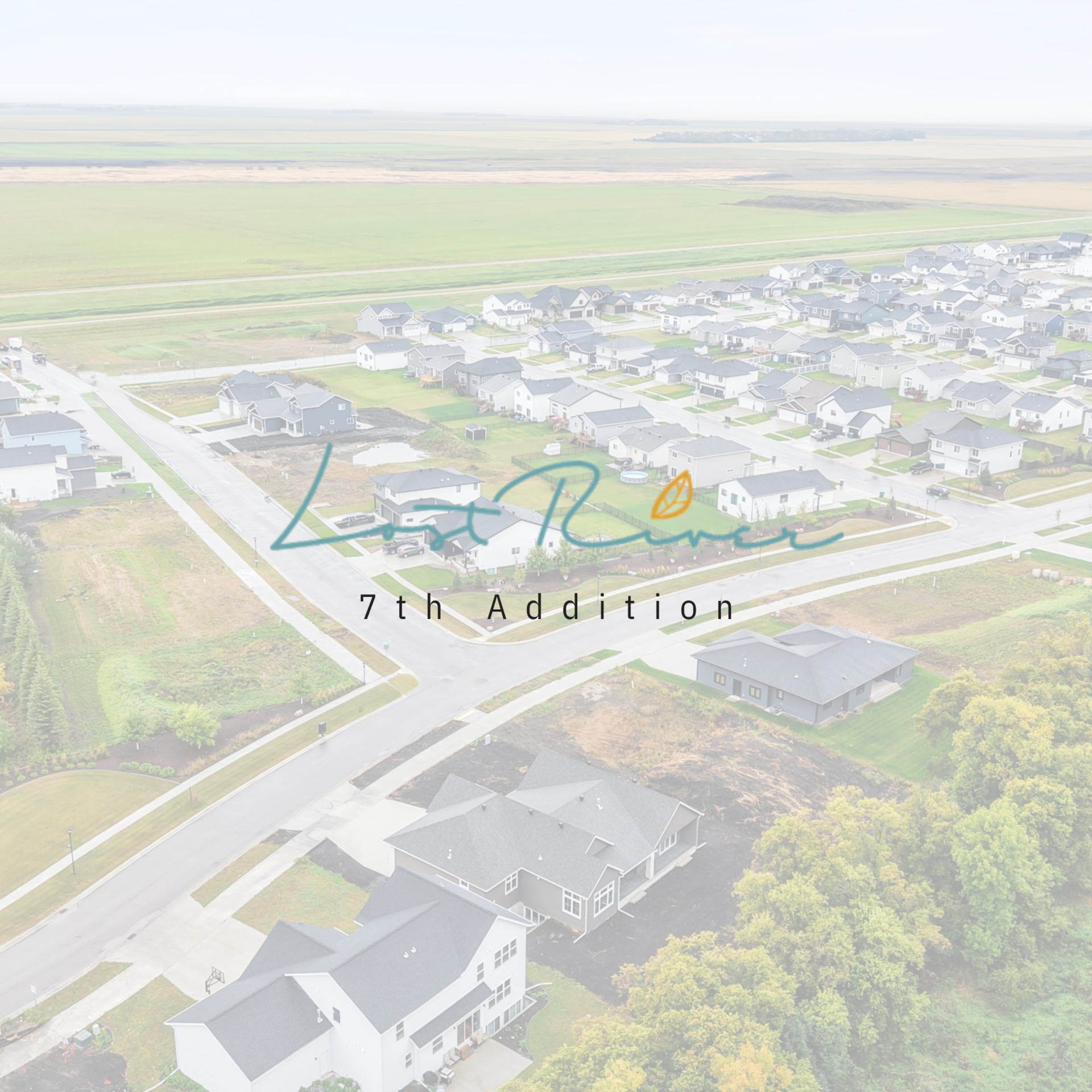 Aerial view of a sunlit green landscape with a stylized logo and the text “7th Addition” centered.