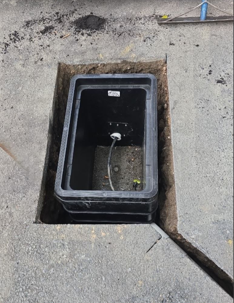 A Broken Pipe Is Being Repaired In A Trench — ViperVac Solutions PTY LTD in Bowen, QLD