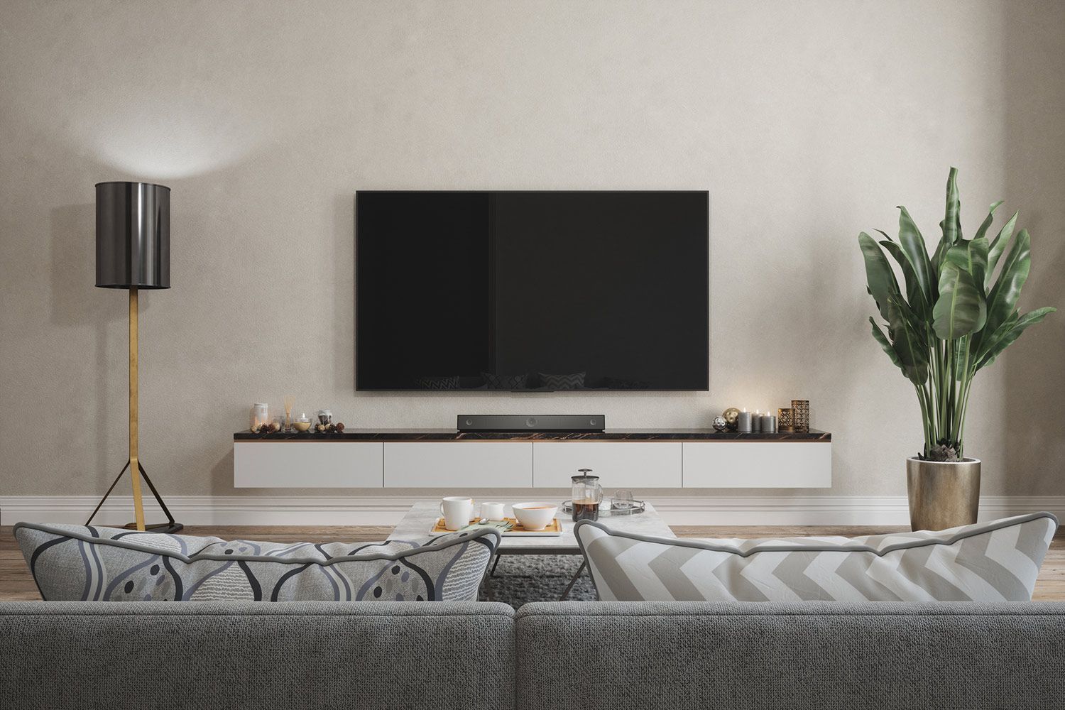 TV Mounted on Wall — Leavenworth, KS — Ready Set Hang