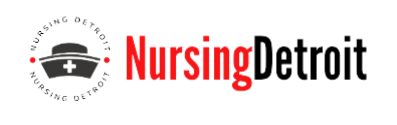 The logo for nursing detroit