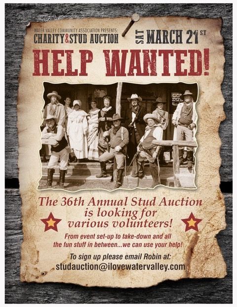 A sepia-toned flyer for a 