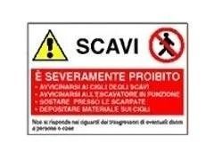 Segnaletica scavi