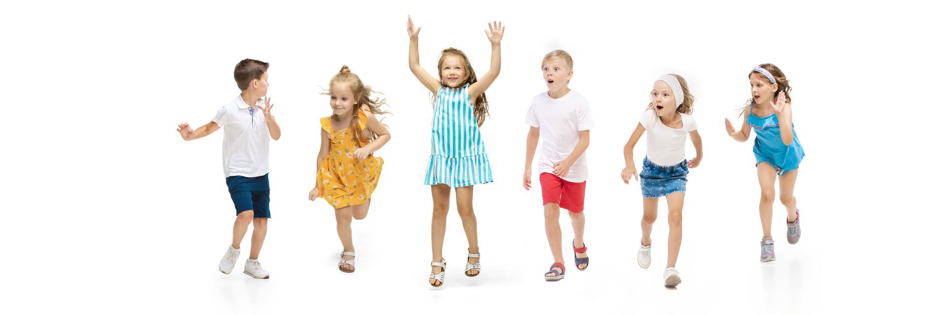 6 Children playing