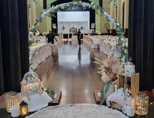 Wedding Reception Hall Decorated — Creative Events Innisfail in Innisfail, QLD