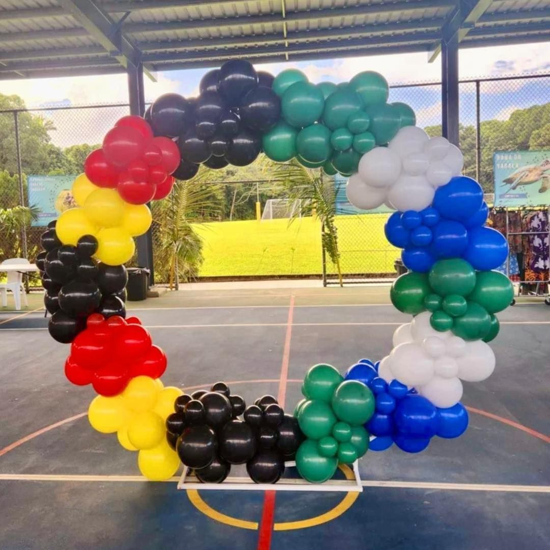 Large Balloon Ring in Olympic Colors — Creative Events Innisfail in Babinda, QLD