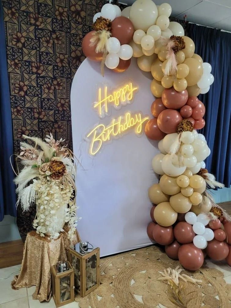 Birthday Backdrop — Creative Events Innisfail in Tully, QLD