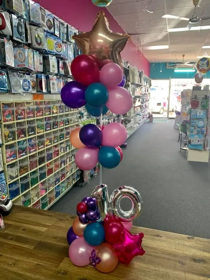Balloon Arrangement for a 10th Birthday — Creative Events Innisfail in Mission Beach, QLD