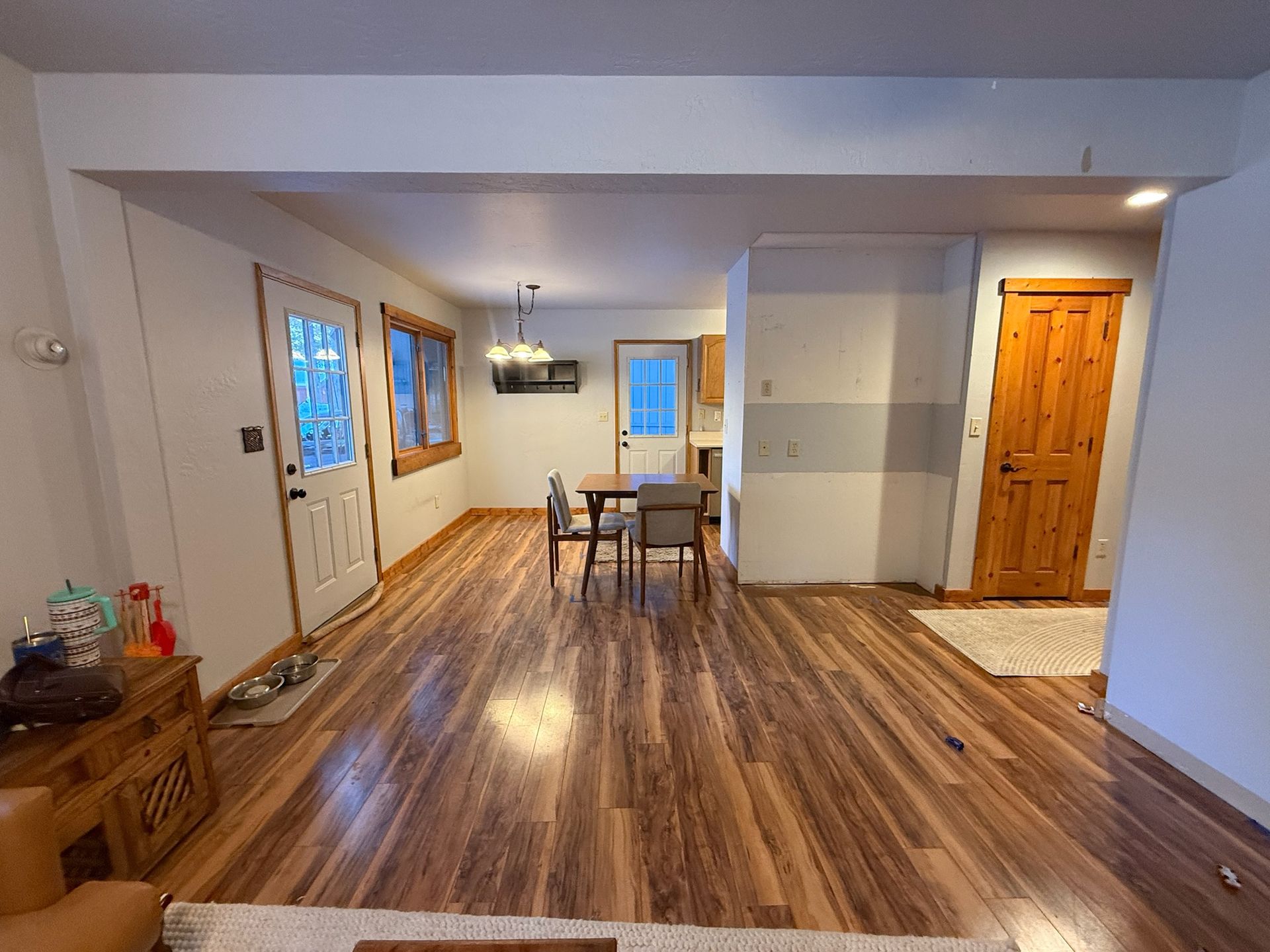 Before photo of a complete kitchen remodel