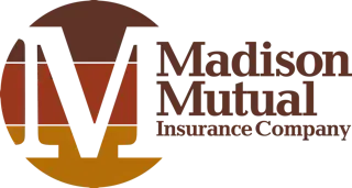 Madison Mutual Insurance Company logo with maroon and gold “M” emblem and text