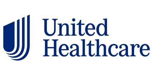 UnitedHealthcare logo in blue with stylized shield icon and text