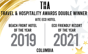 Doble ganador de los premios THA Travel & Hospitality Awards en 2019 y 2021, en las categorías de hotel frente a la playa y hotel ecológico.