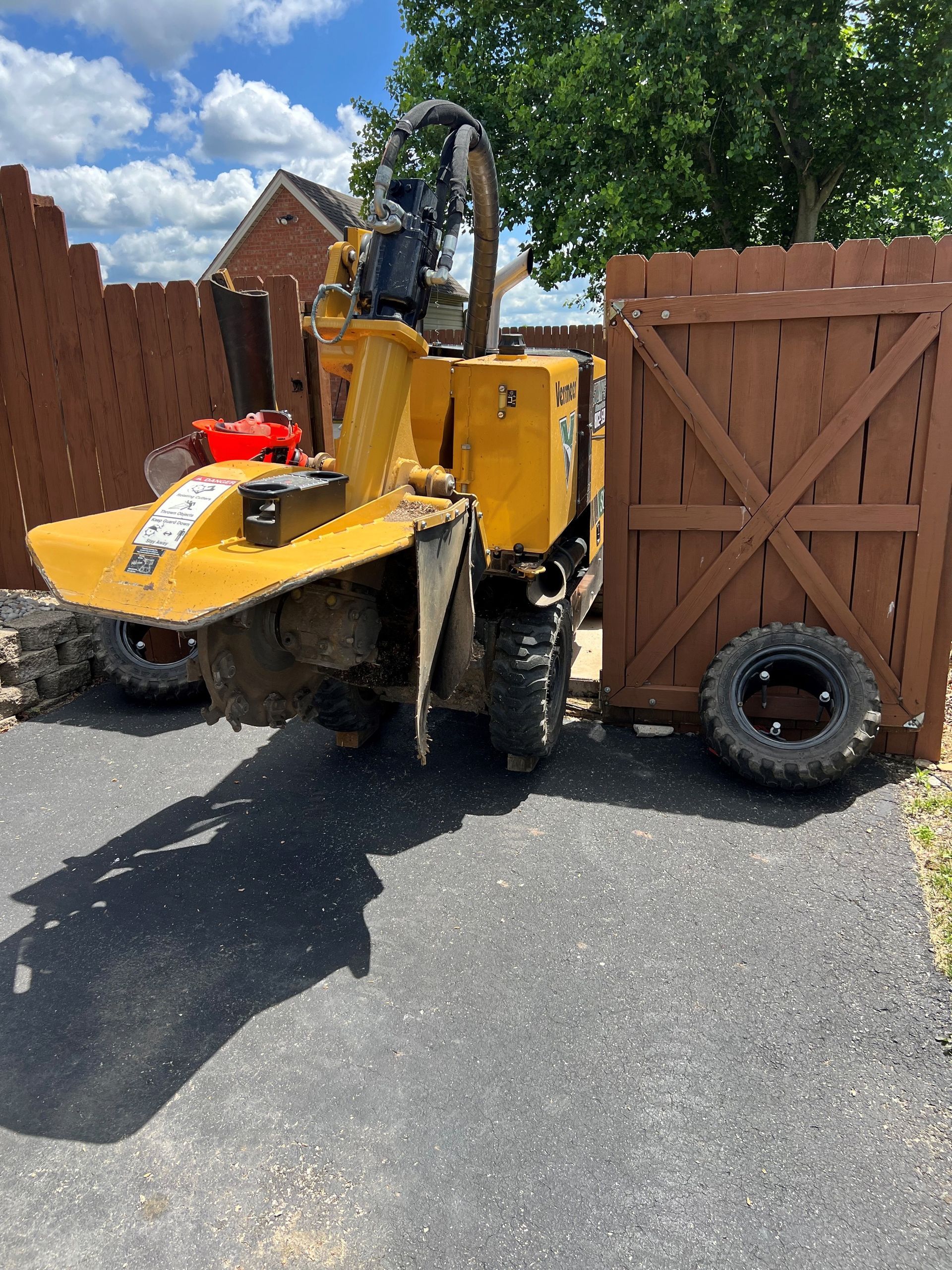 Yellow Tractor — Scottsburg, IN — Stumps N Moore