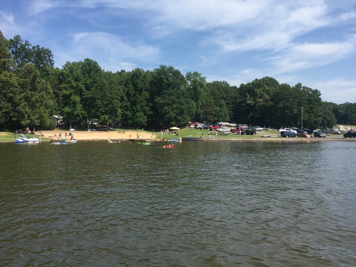 Christopher Run Campground Lake and Beach