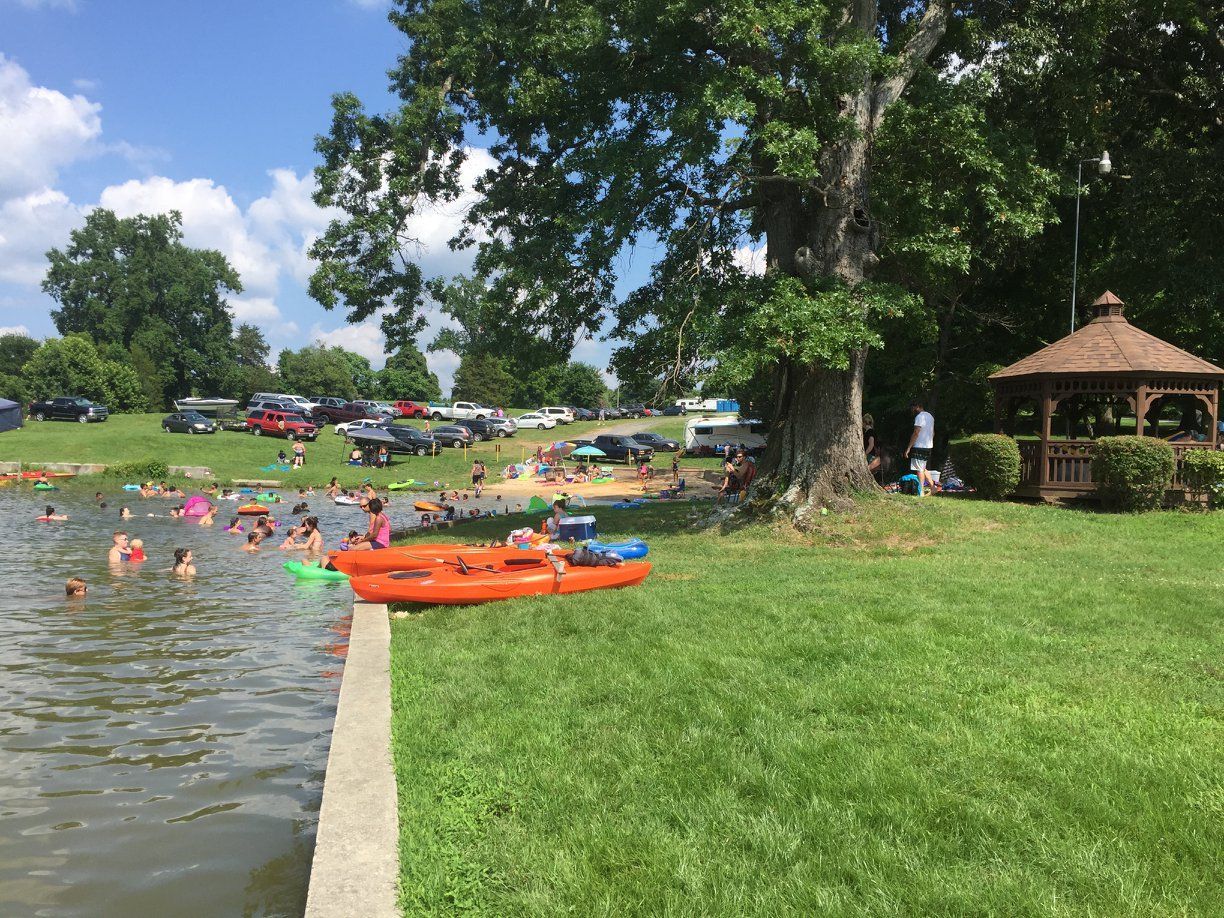 Christopher Run Campground Lake and Boats