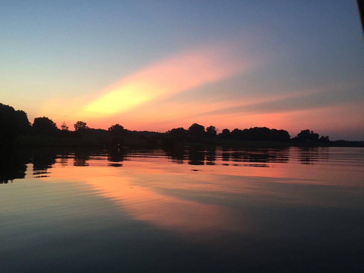 Christopher Run Campground Lake at Sunset