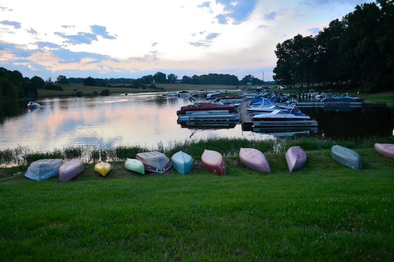 Canoes and wet slips