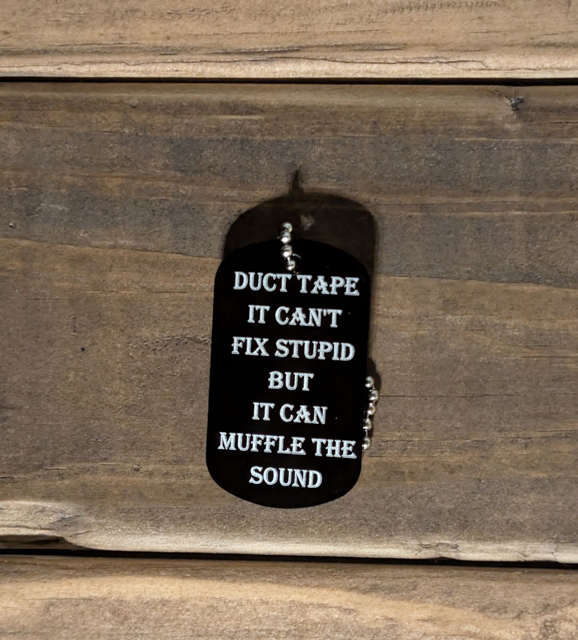 Engraved Keychain / Dog Tag