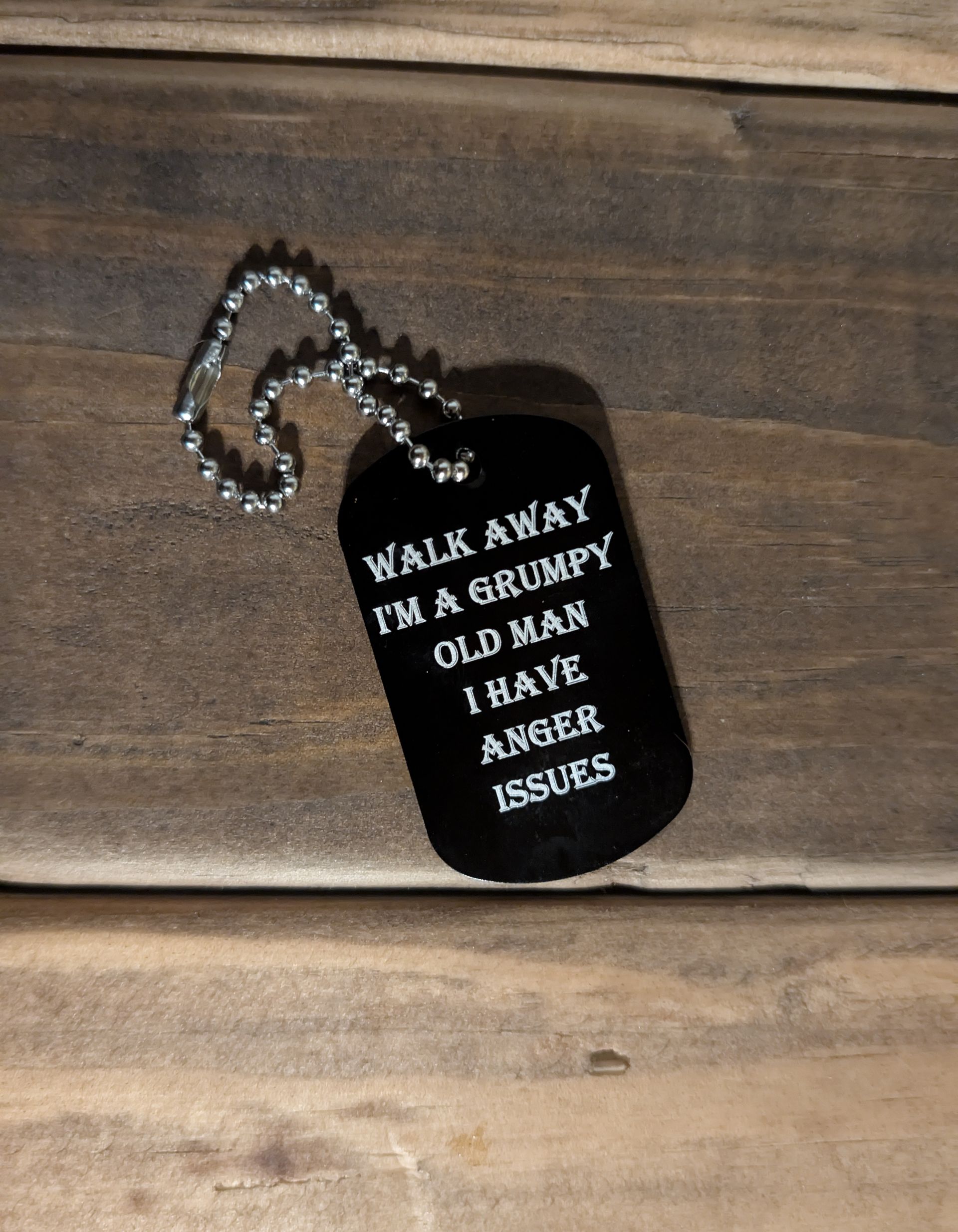 Engraved Keychain / Dog Tag