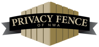 A logo for privacy fence, inc. with a phone number